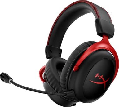 HyperX Cloud II Wireless langattomat pelikuulokkeet (musta/punainen)