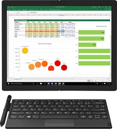 Lenovo ThinkPad X1 Fold Gen1 13,3" taitettava kannettava 512 GB (mus.)