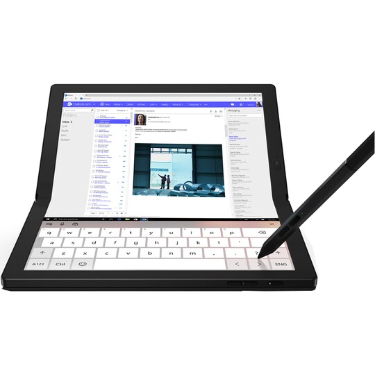 Lenovo ThinkPad X1 Fold Gen1 13,3" taitettava kannettava 256 GB (mus.)