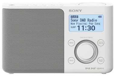 Sony DAB+ radio XDR-S61 (valkoinen)