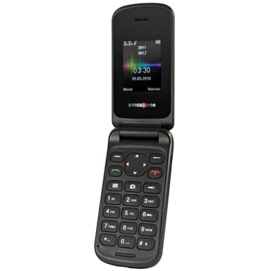 Swisstone SC1330 Dual-SIM matkapuhelin (musta)