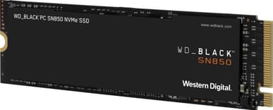 WD Black SN850 NVMe SSD muisti (1TB)