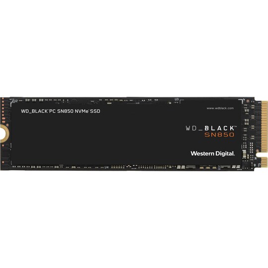 WD Black SN850 NVMe SSD muisti (500GB)