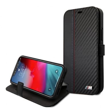 BMW iPhone 12 Mini Kotelo Dynamic Carbon Musta