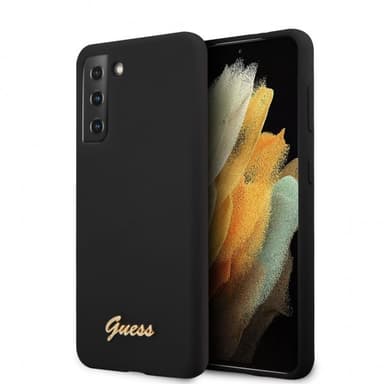 Guess Samsung Galaxy S21 Plus Kuori Metal Logo Musta