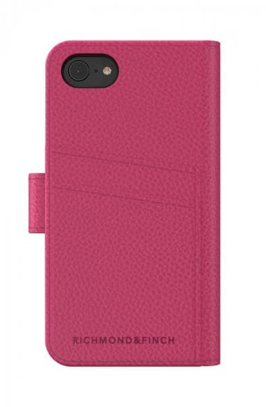 Richmond & Finch iPhone 6/6S/7/8/SE Suojakotelo Wallet Löstagbart Suojakuori Vaaleanpunainen