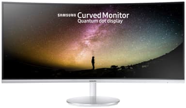Samsung Curved 34" pelinäyttö C34F791 (valkoinen/hopea)