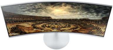 Samsung Curved 34" pelinäyttö C34F791 (valkoinen/hopea)