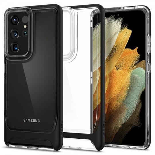 Samsung Galaxy S21 Ultra Suojakuori Neo Hybrid Crystal Musta