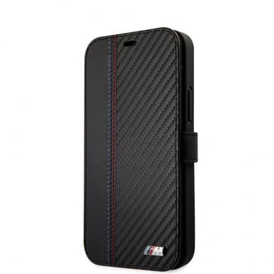 BMW iPhone 12 Mini Kotelo Dynamic Carbon Musta