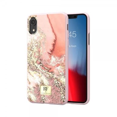 Richmond & Finch iPhone Xr Suojakuori Pink Marble Gold