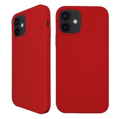 iPhone 12 silikonikuori suunniteltu toimimaan MagSafe - Red