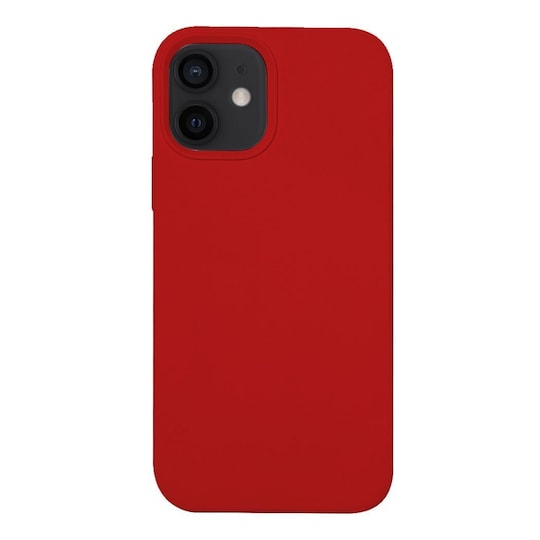 iPhone 12 silikonikuori suunniteltu toimimaan MagSafe - Red