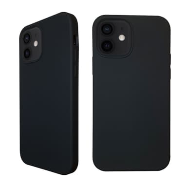 iPhone 12 mini silikonikuori suunniteltu toimimaan MagSafe - Black