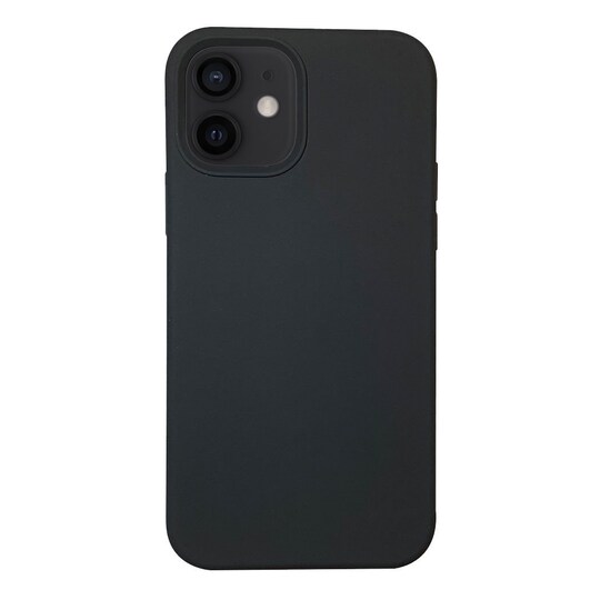 iPhone 12 mini silikonikuori suunniteltu toimimaan MagSafe - Black