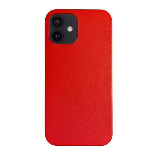 iPhone 12 nahkakuori suunniteltu toimimaan MagSafe - Red