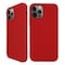 iPhone 12 Pro silikonikuori suunniteltu toimimaan MagSafe - Red
