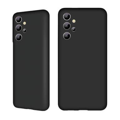 Samsung Galaxy A32 5G Nestemäinen silikoni Kotelo- Black