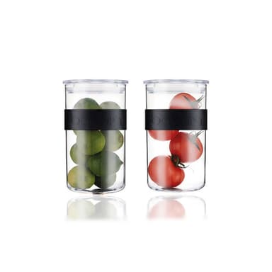 Bodum 2 kpl säilytyspurkkeja 1,0 l PRESSO