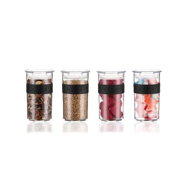 Bodum 4 kpl säilytyspurkkeja 0,25 l PRESSO