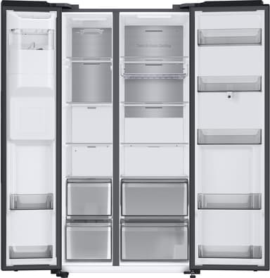 Samsung Family HUB side by side jääkaappipakastin RS6HA8891B1/EF (musta)