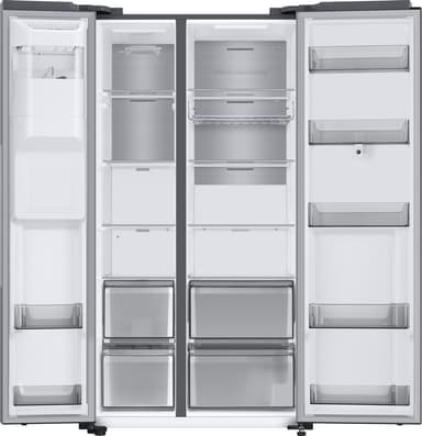 Samsung Family HUB side by side jääkaappipakastin RS6HA8891SL/EF (metalli)