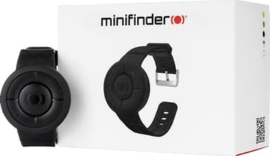 Minifinder Nano GPS rannekemallinen paikannin (musta)