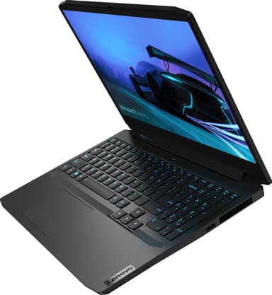 Lenovo IdeaPad Gaming 3 15ARH05 15,6" pelikannettava R5/16/512/1650TI