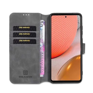 DG-Ming Lompakkokotelo 3-kortti Samsung Galaxy A72 5G  - harmaa