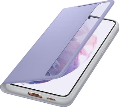 Samsung Clear View Galaxy S21+ suojakotelo (violetti)
