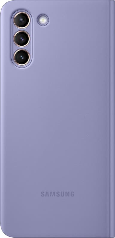 Samsung Clear View Galaxy S21+ suojakotelo (violetti)