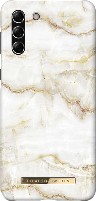 iDeal of Sweden Samsung Galaxy S21 Plus suojakuori (Gold Pearl Marb.)