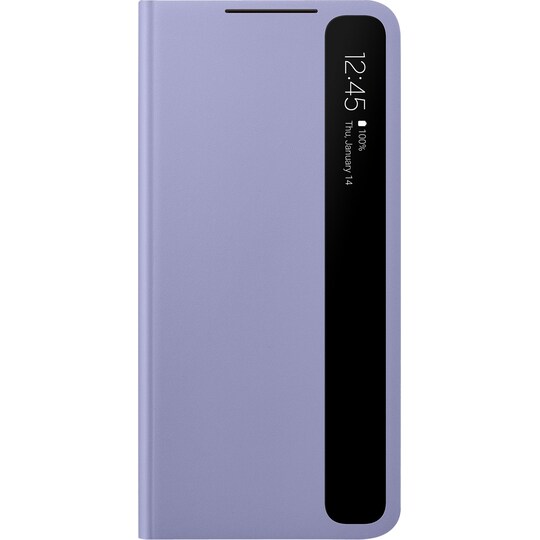 Samsung Clear View Galaxy S21+ suojakotelo (violetti)