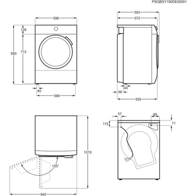 Electrolux SimpliCare kuivausrumpu EW2C327R1 (valkoinen)
