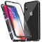 INF iPhone X / XS -kotelo, jossa näytönsuoja Musta