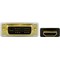 DELTACO HDMI - DVI-kaapeli, Full HD 60Hz, 0,5 m, musta / valkoinen