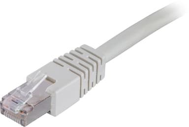 DELTACO F / UTP Cat6 -liitäntäkaapeli, LSZH, 20m, harmaa
