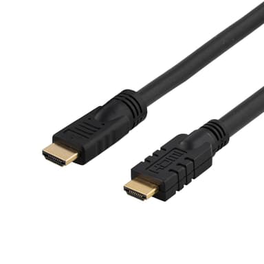 DELTACO-aktiivinen HDMI-kaapeli, High Speed HDMI, Ethernet, 20m, musta
