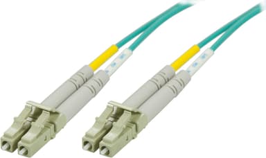 DELTACO OM3 -kaapeli, LC - LC, kaksipuolinen, multimode, 50/125, 25m