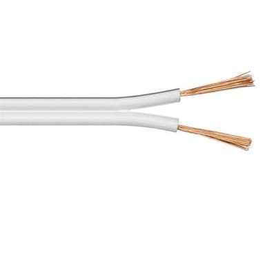 Goobay - Kaiutinkaapeli Valkoinen  2 x 1 5 mm²  25m