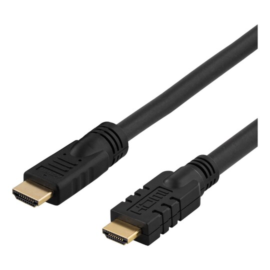 DELTACO-aktiivinen HDMI-kaapeli, High Speed HDMI, Ethernet, 10m, musta