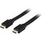 DELTACO-litteä HDMI-kaapeli, High Speed HDMI, Ethernet, 4K, 5m, musta