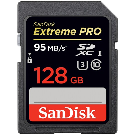 SanDisk Extreme Pro SDXC muistikortti 128 GB
