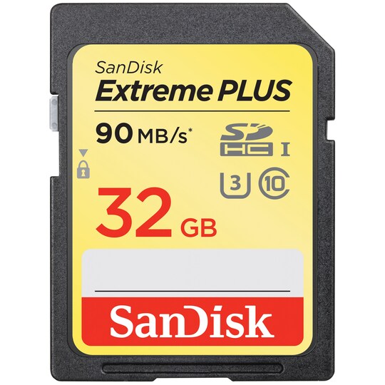 SanDisk Extreme Plus SD muistikortti 32 GB