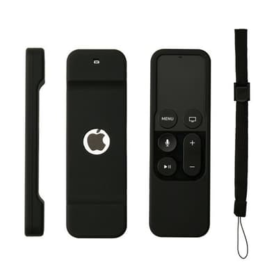 Musta Silikonisuoja kaukosäätimelle Apple TV 4