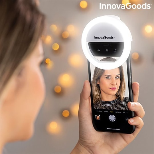 Selfie-rengas - LED-valo Älypuhelimelle