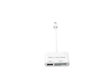 Kortinlukija USB C-Tyyppi - SD/MicroSD + USB