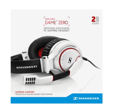 Sennheiser G4ME ZERO Headset (valkoinen)