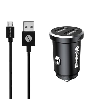 Lataus- ja synkronointisarja MicroUSB Car Duo