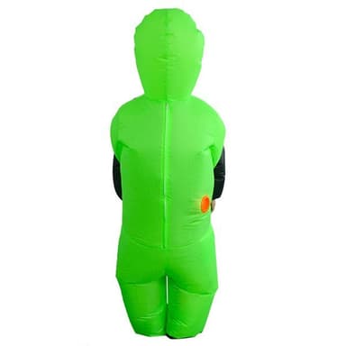 Puhallettava Alien Naamiaisasu